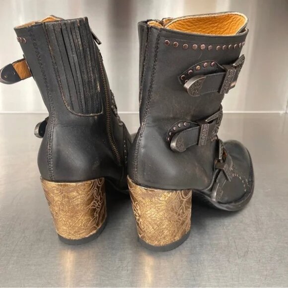 The girl with the golden heels!!! Old Gringo “Addison” boots. New with tags. - Picture 5 of 12